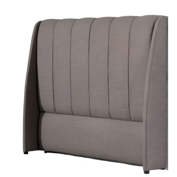 Damira Headboard Queen -Linen Brown