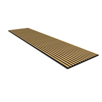 Light Oak Acoustic Slat Wall Panel