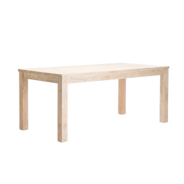 Vividitto - Juniper Whitewash 180x90cm Dining Table - Whitewash