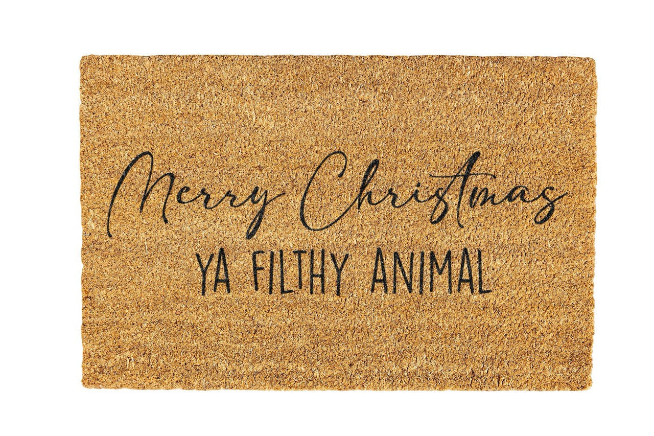Christmas Coir Doormat Design 700 x 400 mm