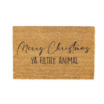 Christmas Coir Doormat Design 700 x 400 mm