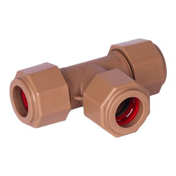 Bulk Pack x 5 Unitwist Tee Equal CxCxc 22mm