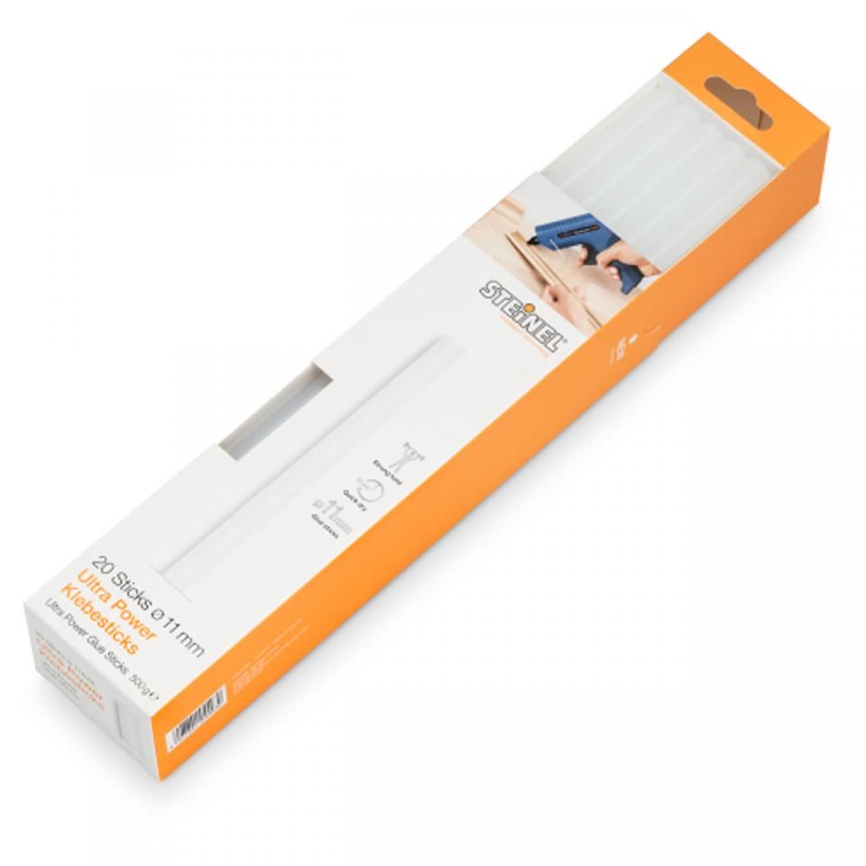 Steinel - 20 Ultra Power Glue sticks Ø 11 mm (500 g) -  German Quality