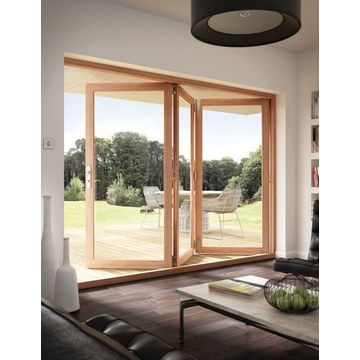 Kenzo - SFD3FG6LB - Aluminium Fold A-Side Door 1.8mx2.1m Bronze Open to Left Viewed From Outside
