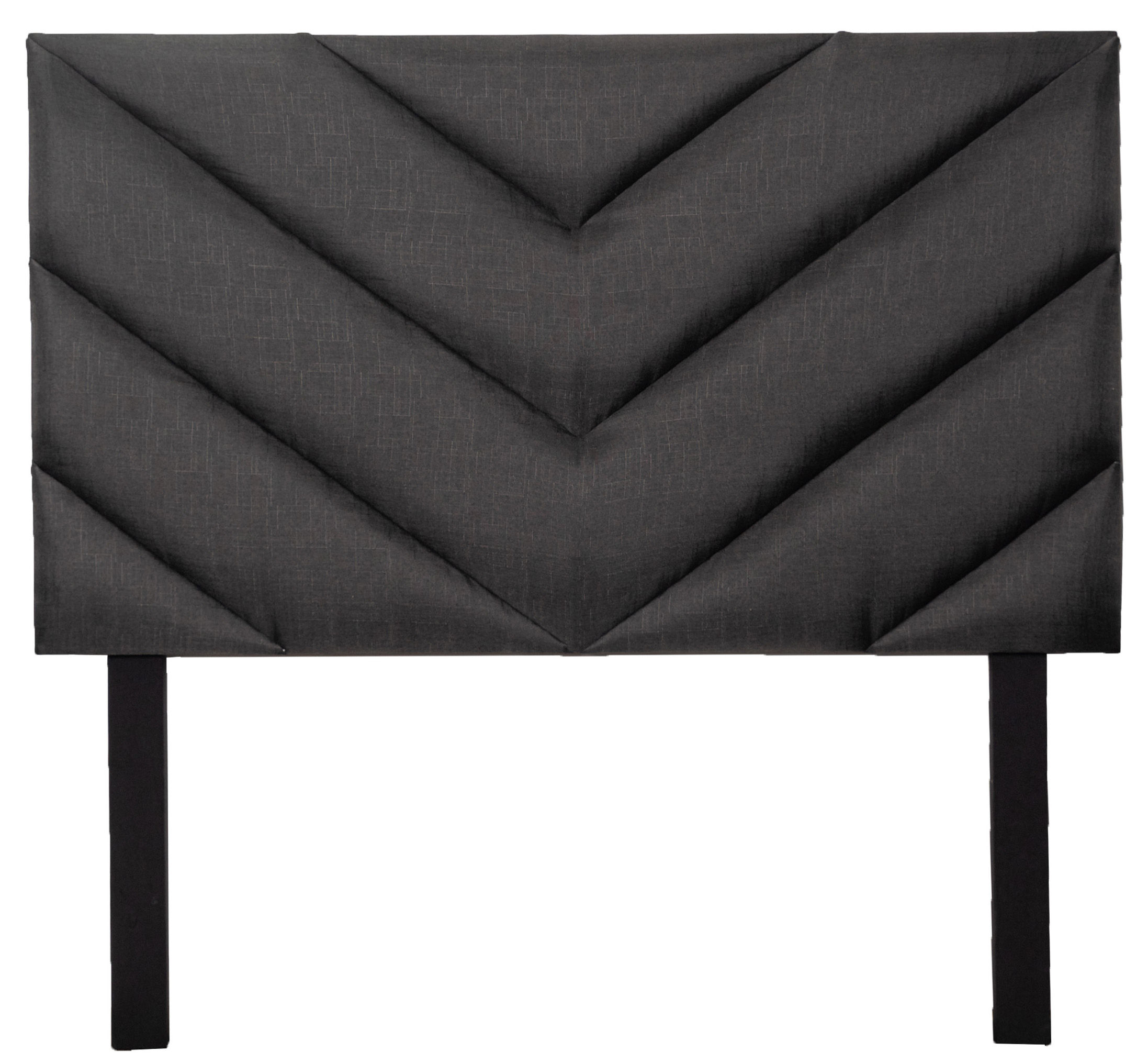 Fusion Headboard - Grey Fabric - Double