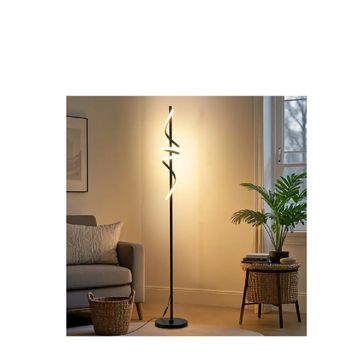Modern spiral LED floor lamp