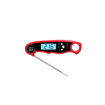 Castalware - Meat Thermometer for Grill and Cooking Instant Read - Waterproof - Red