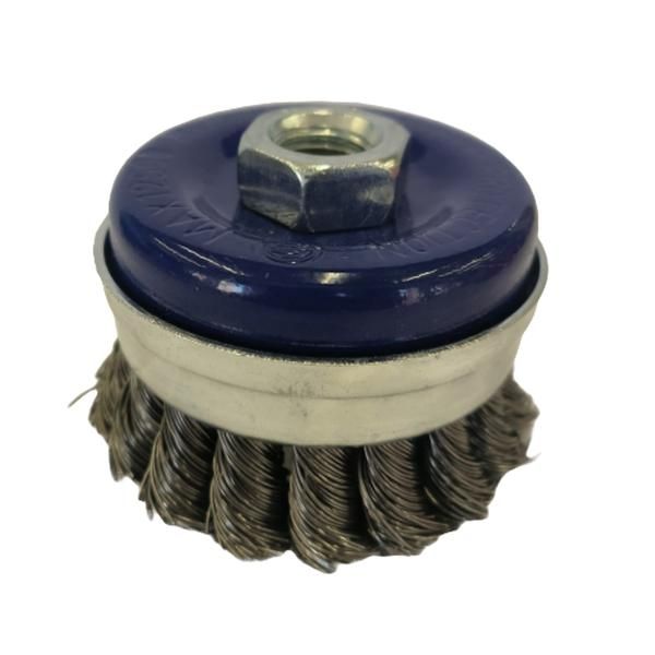Wire Cup Brush Blue 100mm x M14 - 4 Pack