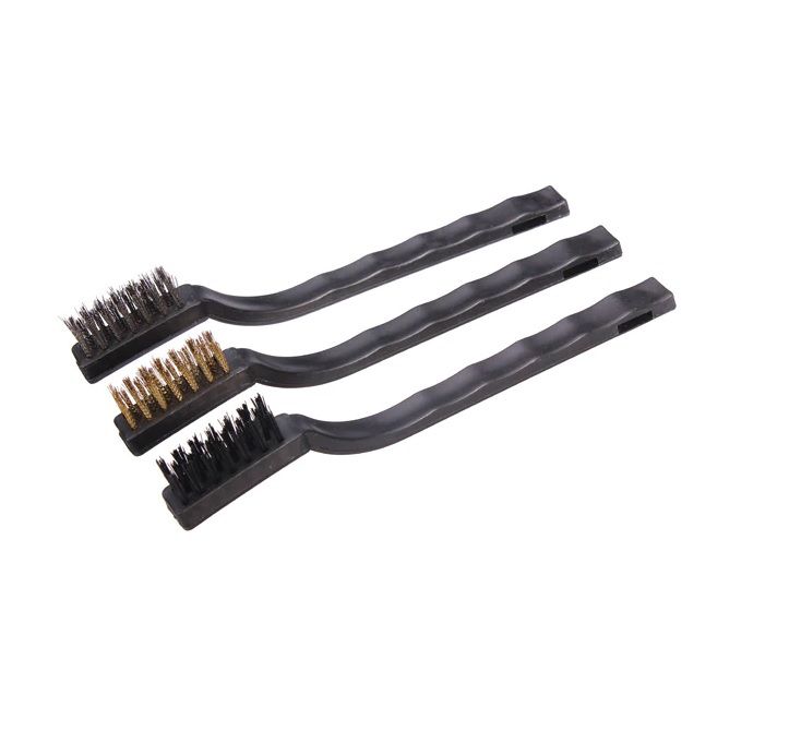 Mini Wire Brush Set Steel - 3pcs