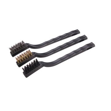 Mini Wire Brush Set Steel - 3pcs