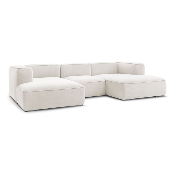 DecorMama Tari Modular L-Shape Couch – Stylish Fabric Sectional
