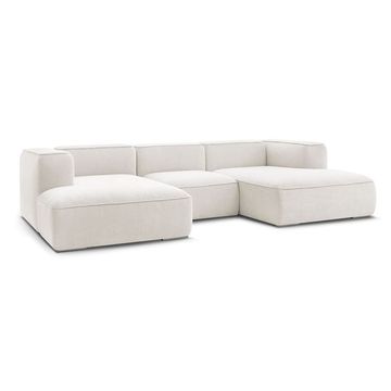 DecorMama Tari Modular L-Shape Couch &ndash; Stylish Fabric Sectional