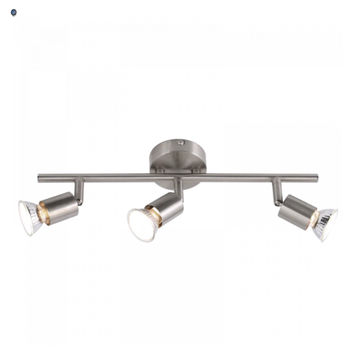 Satin Chrome Spotlight (4 x 50W GU10 or LED or CFL)