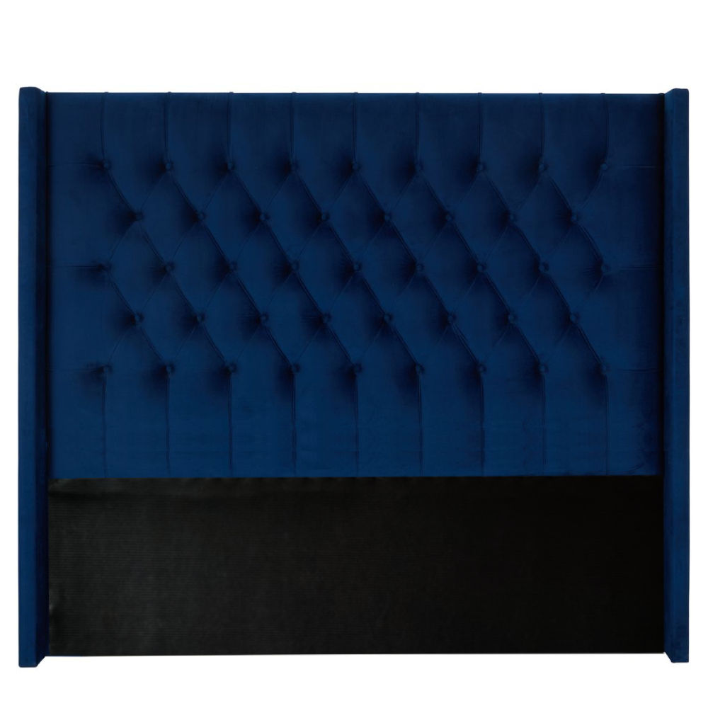 Nu Dekor - Diamante Headboard - Double - Navy