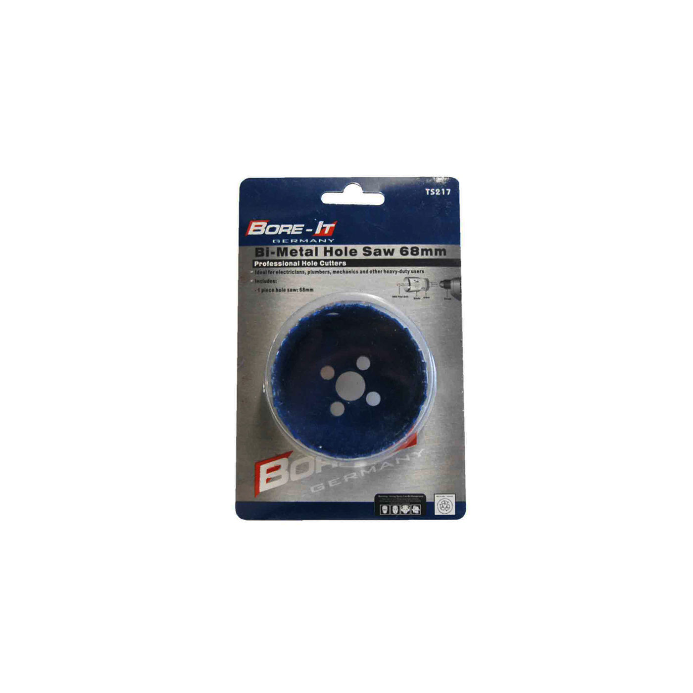 Bore-it - Hole Saw - Bi-metal - 68mm - 8 Pack