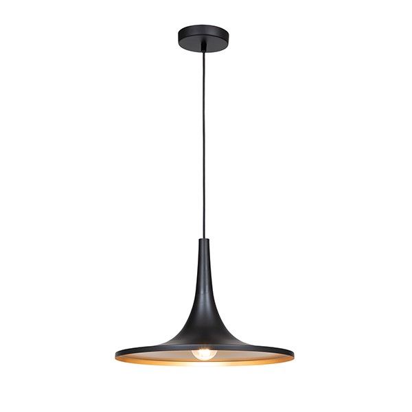 The Lighting Warehouse - Pendant Mila Black/Gold