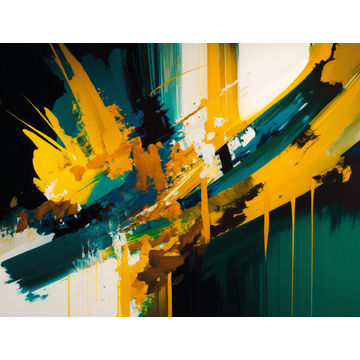 Canvas Wall Art - Canvas Wall Art: Abstract Expressionist Painting - B1284 - [120 x 80 cm]