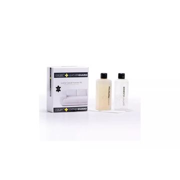 LeatherGuard Full Grain Leather Care Kit – Cleaner & Spray Protector for Absorbent Leather