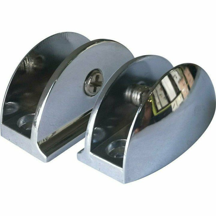 Light duty glass shelf bracket