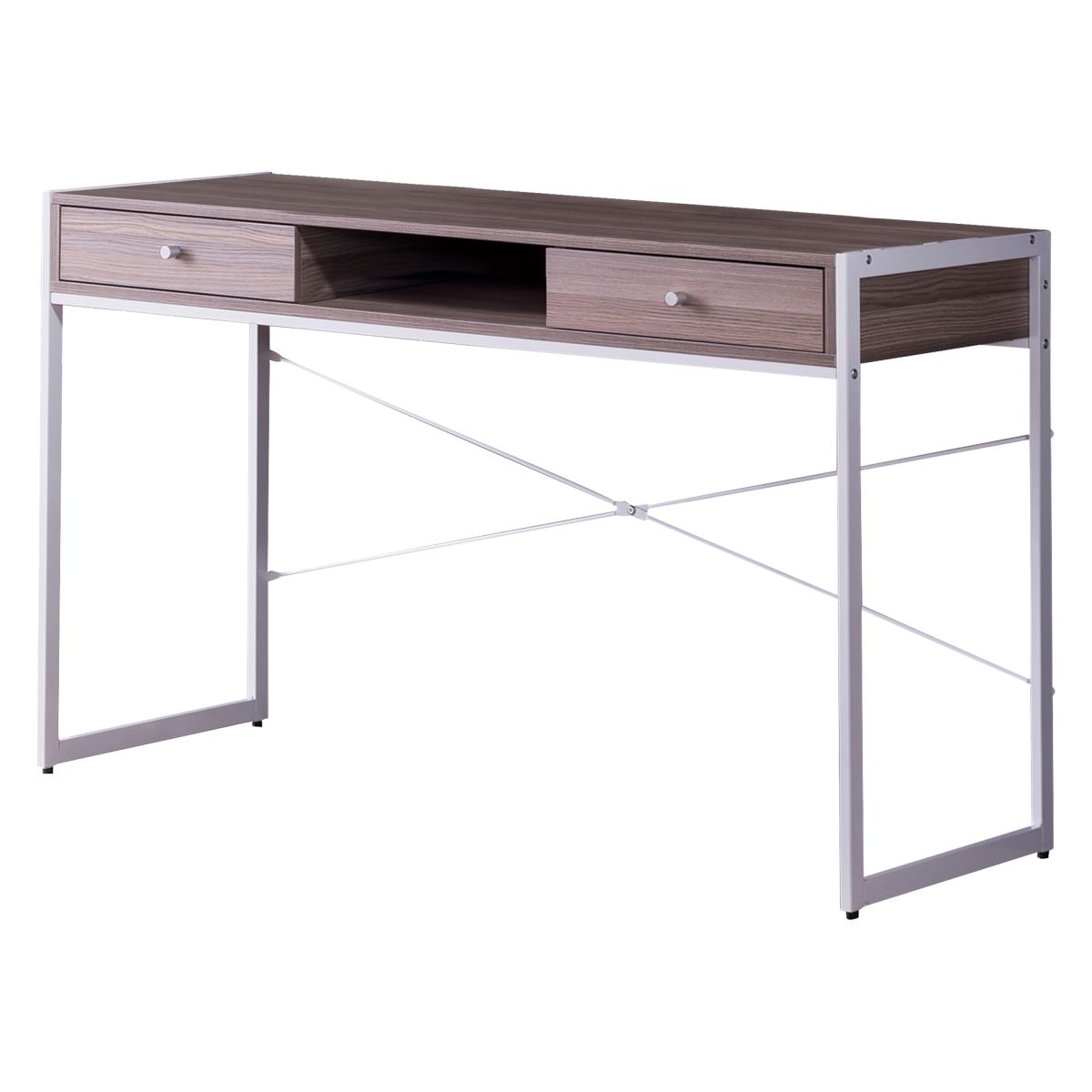 Everfurn Palatial Desk with Two Drawers