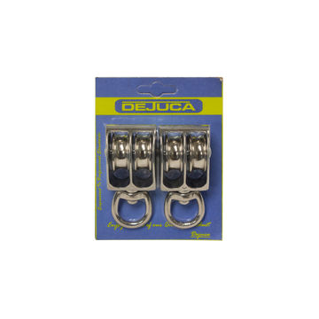 Dejuca - Awning Pully - Double - 32mm - 2/pkt - 3 Pack