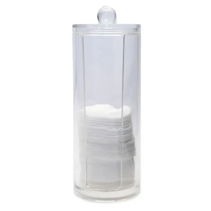 Woodly Cosmetic Organiser, Round, Clear, 193mm x 70mm