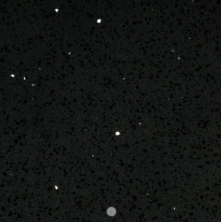 kitchen counter top Quartz Black Sparkle - 3000mm by 900mm