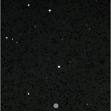 kitchen counter top Quartz Black Sparkle - 3000mm by 900mm