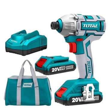 Total 1/4" Dr Lithium-Ion Impact Driver 170Nm With Batt/Char- 3 Pack