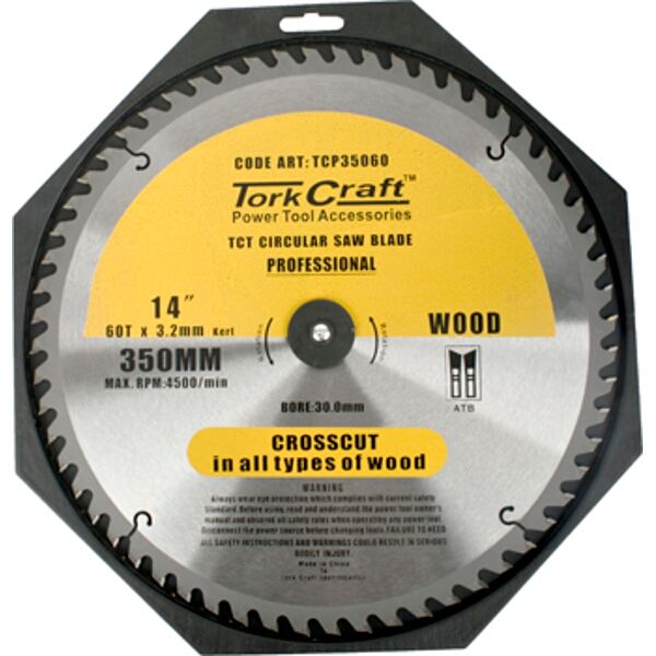 Blade Contractor 350 X 60T 30 Circular Saw Tct