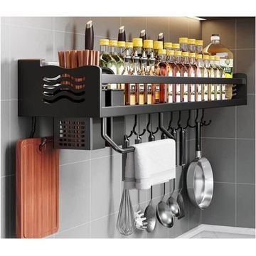Wall Mount Kitchen Storage Shelf Spice Rack