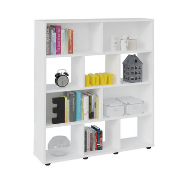 Click Furniture Book bookcase White