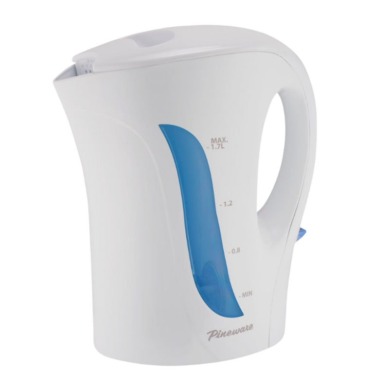 PAK834 WHITE PINEWARE JUG CORDED KETTLE