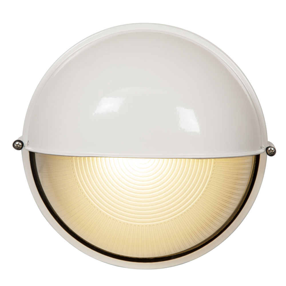 Eurolux - Round - Large - Eyelid - Bulk Head - 240mm - White