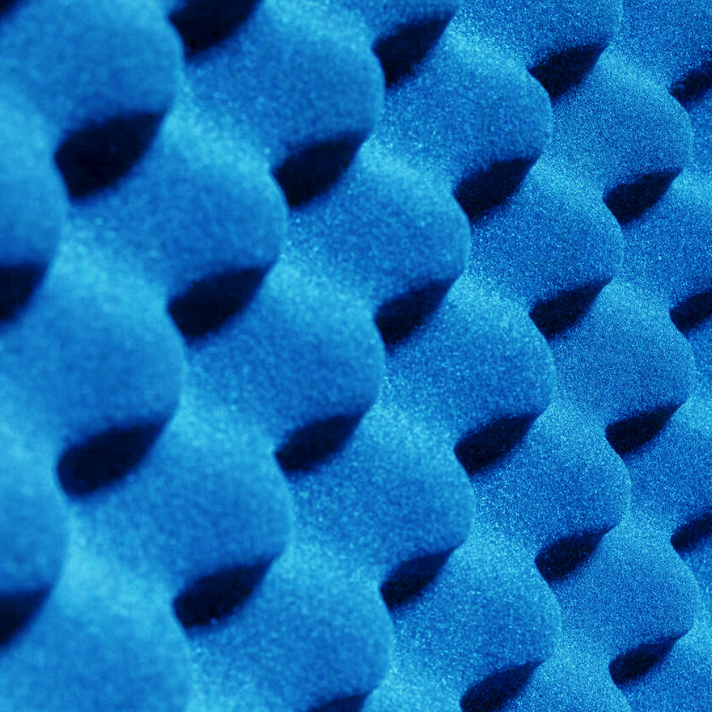 Convoluted Foam Acoustic Panel 500mmX500mm - ELECTRIC BLUE