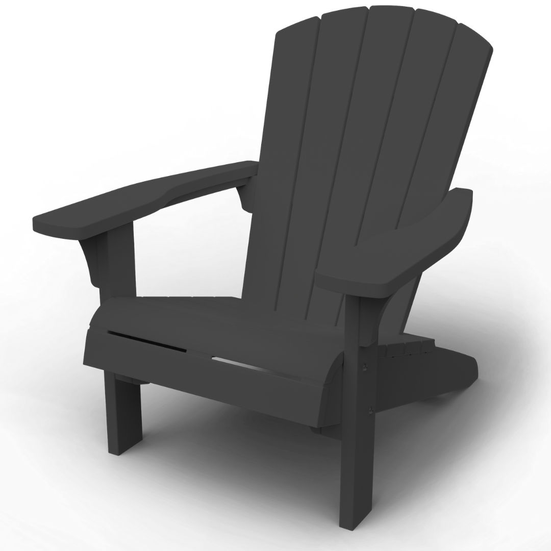 KETER Troy Adirondack Chair - Graphite