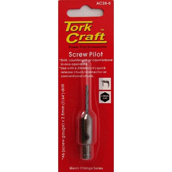 Screw Pilot No.6 Carded