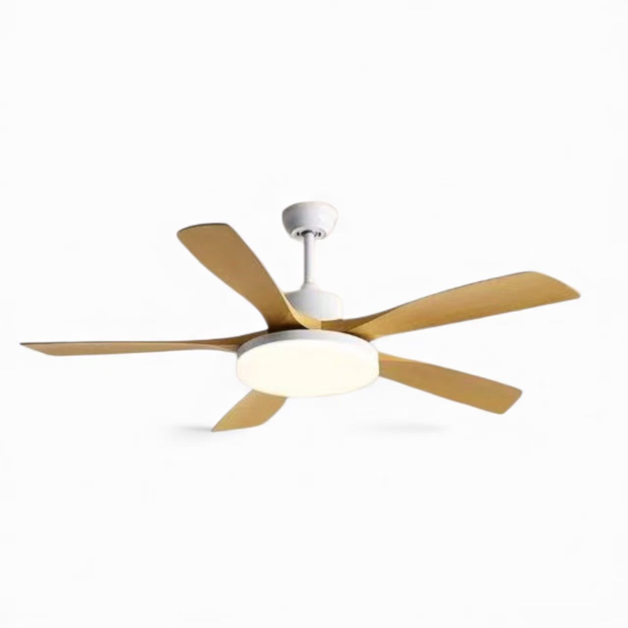 46" 5 Blades ABS White Ceiling Fan Light