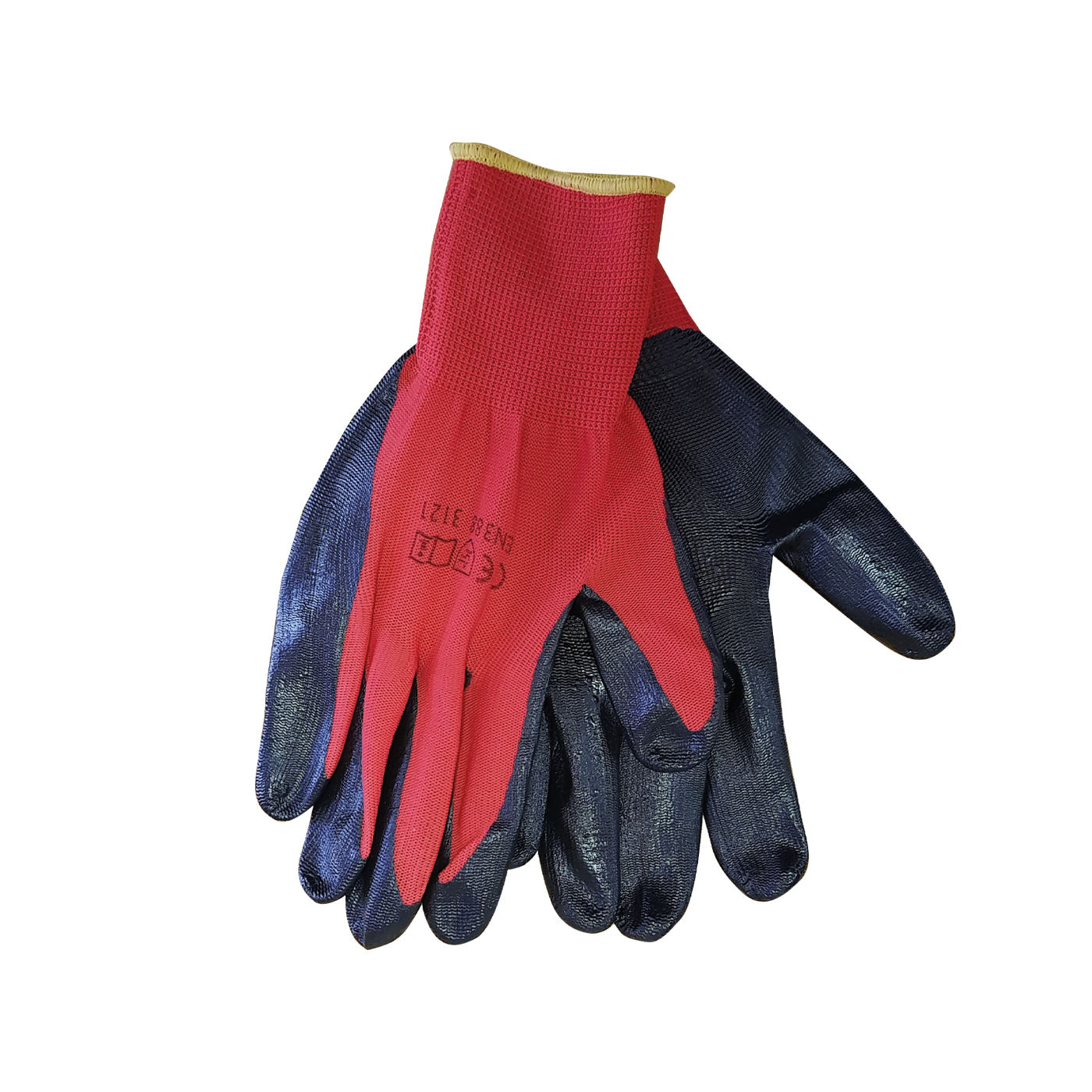 Glove - Nylon - Nitrile - Coated - 2 Pack