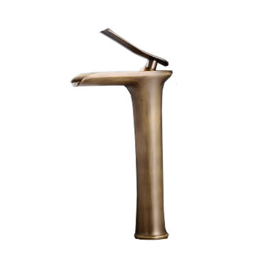 TTB005- Brass tall waterfall basin mixer