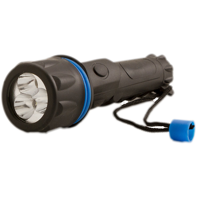 UNITED ELECTRICAL Rubber Torch 3 LED SML