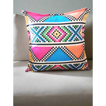 MoTSO DeSIGNED African Print Zulu-Inspired Cushion Pink 60cm x 60cm