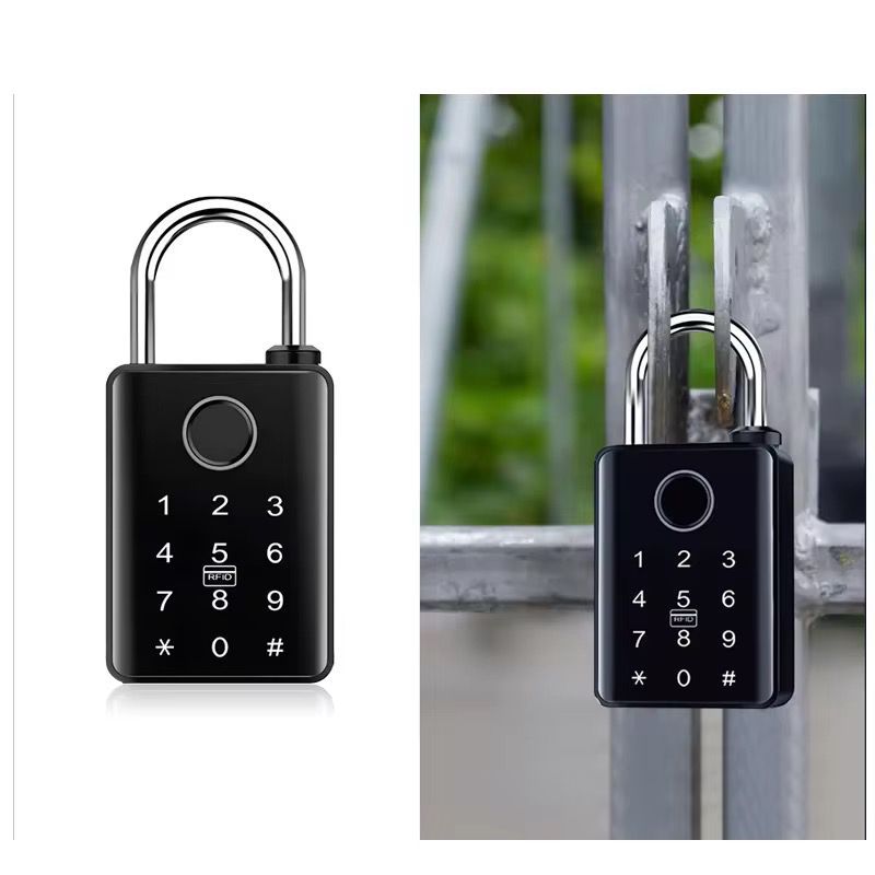 Smart Padlock with Fingerprint, Keypad & App