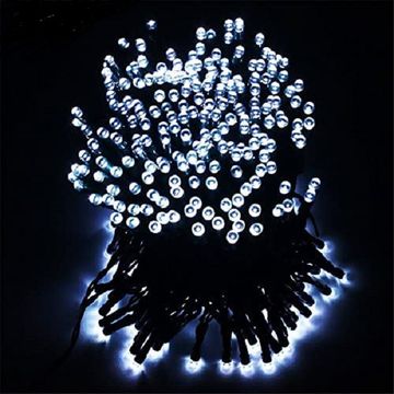 10M White LED Inter-Connecting Black Cable Fairy Light - ZYF-D84