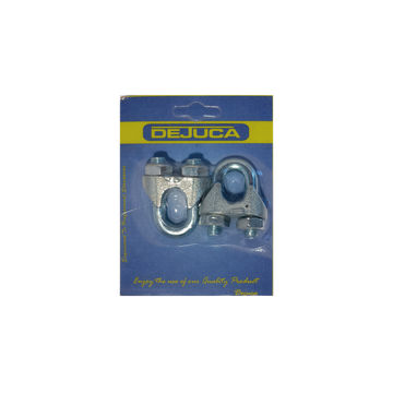 Dejuca - Wire - Rope - Clamp - 12mm - 2/pkt - 4 Pack