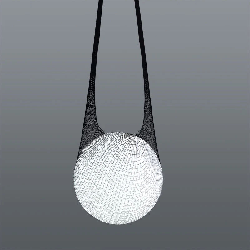 CATCH ME PENDANT-OPAL/BLACK OPAL BLACK 250MM