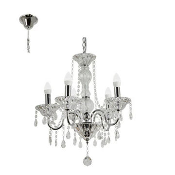 Panache Chandelier Chrome E14 5x40w