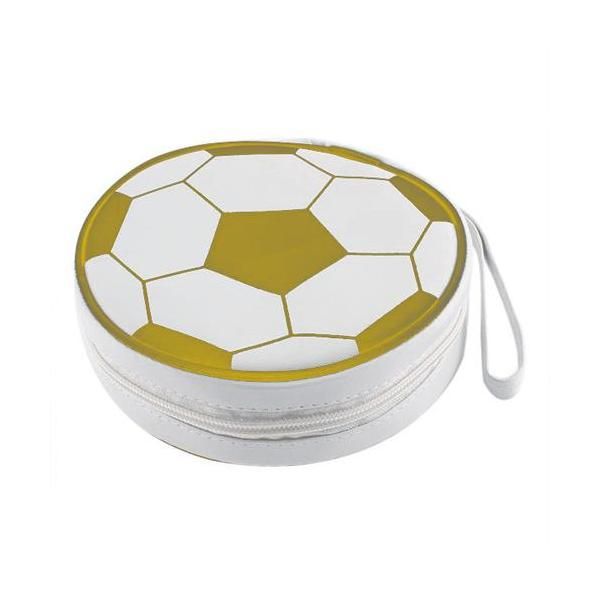 Ebox 24pcs Cd Holder Black & Yellow Socc