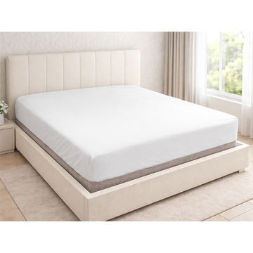 Egyptian Collection Soft Feel Fitted SheetOptical WhiteSuper KingXl (30 Piece Pack)