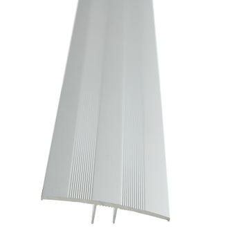 Aluminium T-Piece Door Strip Silver UnDrilled 2500 x 44 Aluminium Door Strip